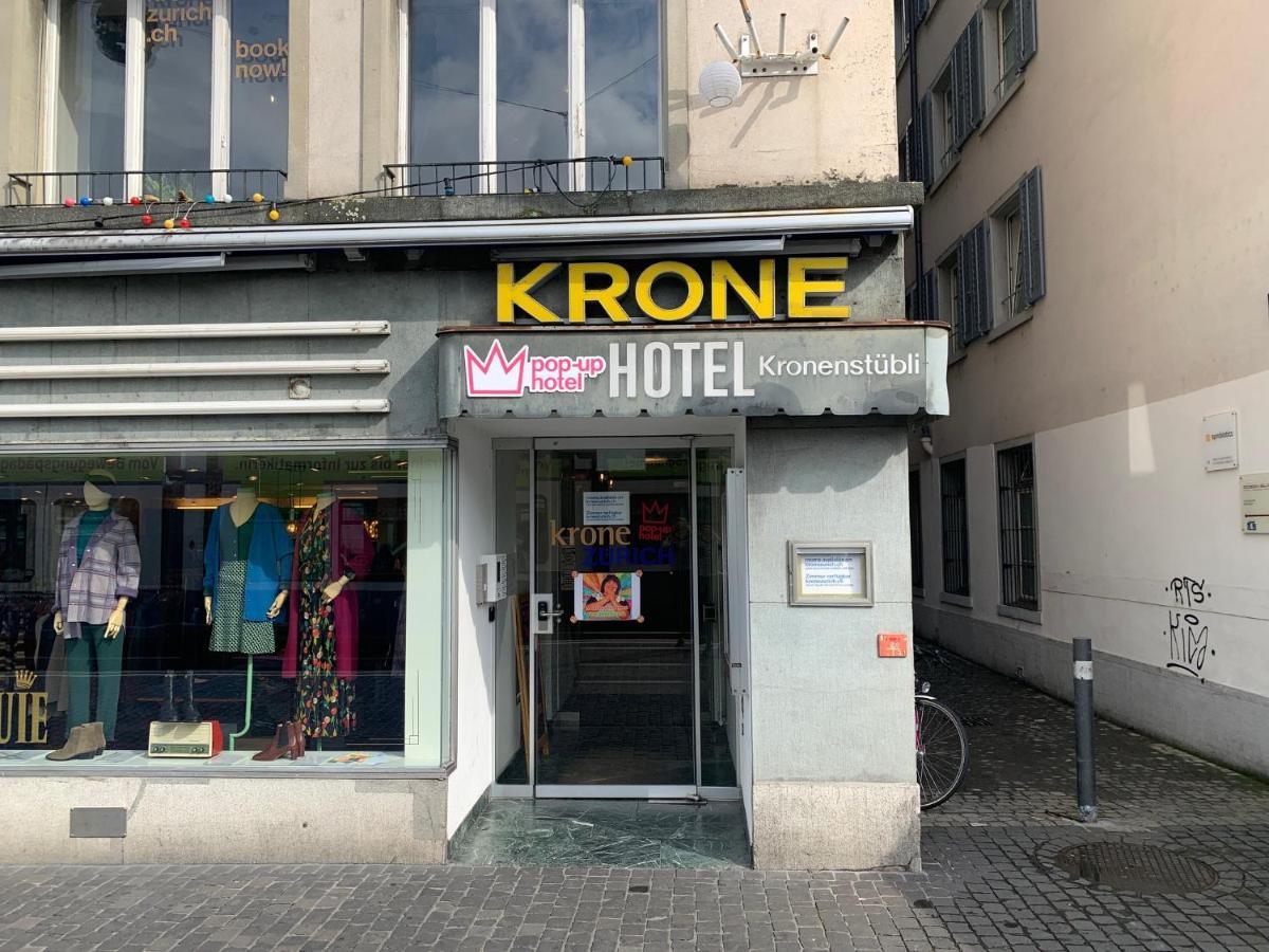 Pop Up Hotel Krone Zuerich Exteriör bild